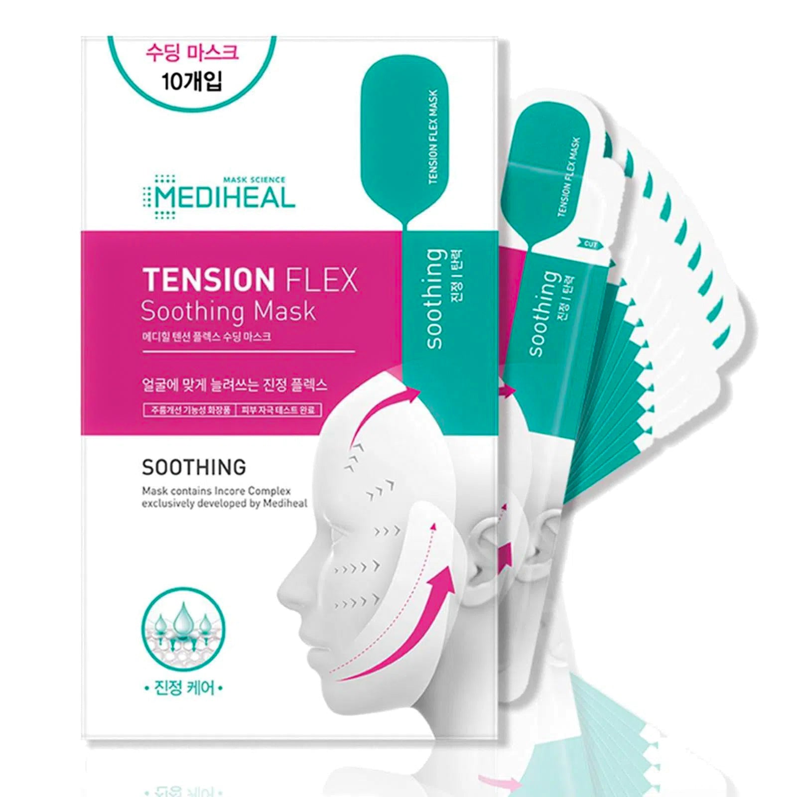 Tension Flex Soothing Mask Mediheal | Moshi Moshi Mart