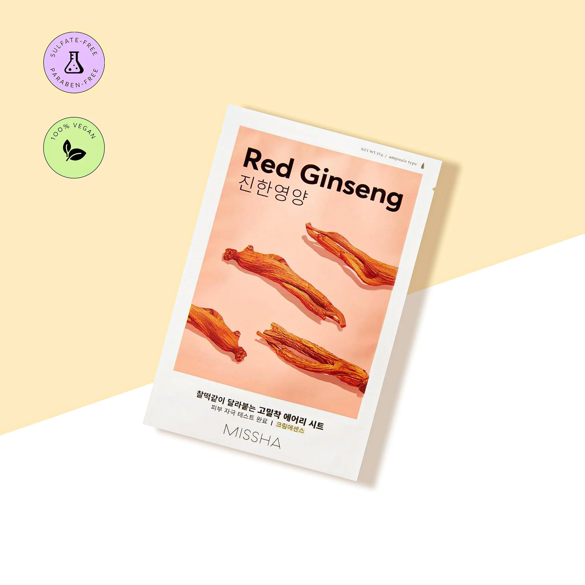 Red Ginseng Face Mask Missha | Moshi Moshi Mart