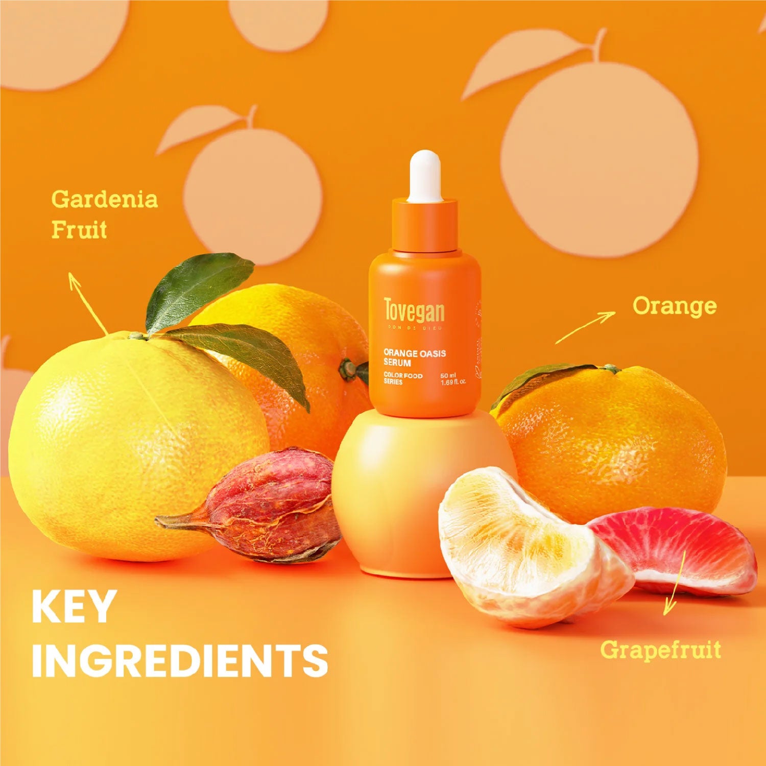 Orange Oasis Serum Tovegan | Moshi Moshi Mart