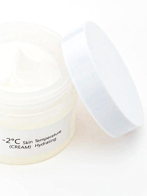 Cosworker -2°C Skin Temperature Hydrating Cream, topdown open cover.